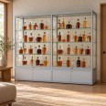 Vitrine met onderkast 200x280x40 cm - sfeerbeeld