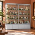 Vitrine met onderkast 200x200x50 cm - sfeerbeeld