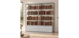 Vitrine met lades 200x200x40 cm - sfeerbeeld