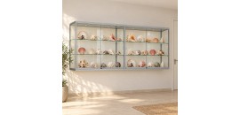 Hang Vitrinekast 120x280x25 cm - sfeerbeeld