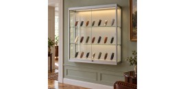 Hangvitrine met COB LED strips 80x90x20 cm - sfeerbeeld