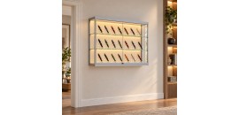 Hangvitrine met COB LED strips 80x100x20 cm - sfeerbeeld