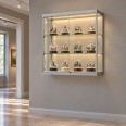 Hang vitrinekast met COB LED strips 80x90x35 cm - sfeerbeeld