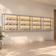 Hang vitrinekast met COB LED strips 80x400x35 cm - sfeerbeeld