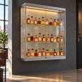 Hang vitrinekast met COB LED strips 100x80x20 cm - sfeerbeeld