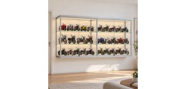 Hang vitrinekast met COB LED strips 120x280x30 cm - sfeerbeeld