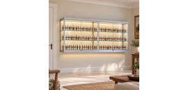 Hang vitrinekast met COB LED strips 120x280x35 cm - sfeerbeeld