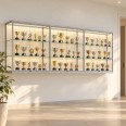 Hang vitrinekast met COB LED strips 120x300x35 cm - sfeerbeeld
