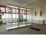 Toonbank vitrine glas hout 92x100x60