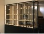 Toonbank vitrine glas hout 92x80x60