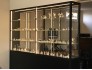 Vitrine met onderkast 200x160x40
