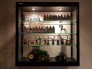 Vitrine met onderkast 200x160x40