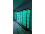 Vitrine met onderkast 200x160x40