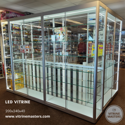 Hoekvitrine modelauto