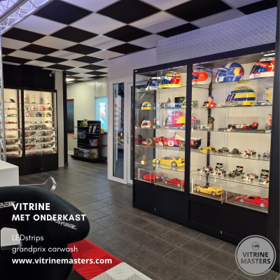 Opbouwen vitrine