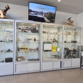 Vitrinekast tentoonstelling