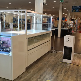 Vitrinekast voor op toonbank