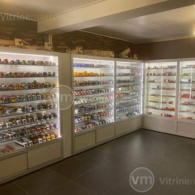 Vrachtwagen vitrines